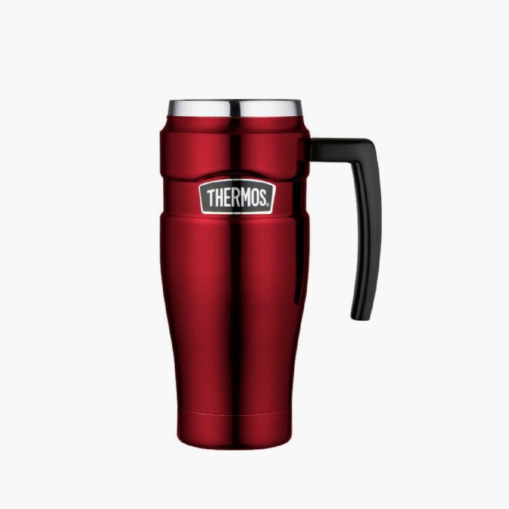 Thermos Stainless Steel King Travel Mug Red 0.47lt