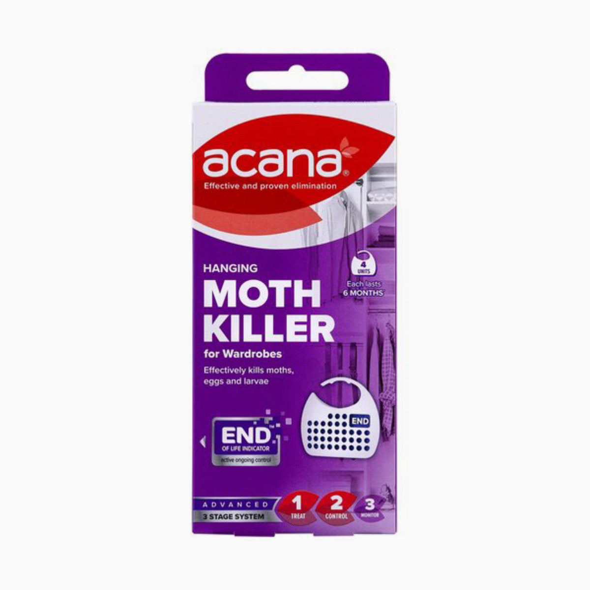 Acana Hanging Moth Killer X4