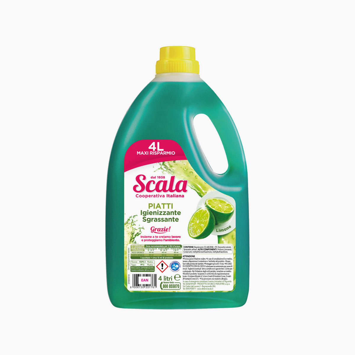 Scala Maxi Piatti Degreaser Lemon 4L