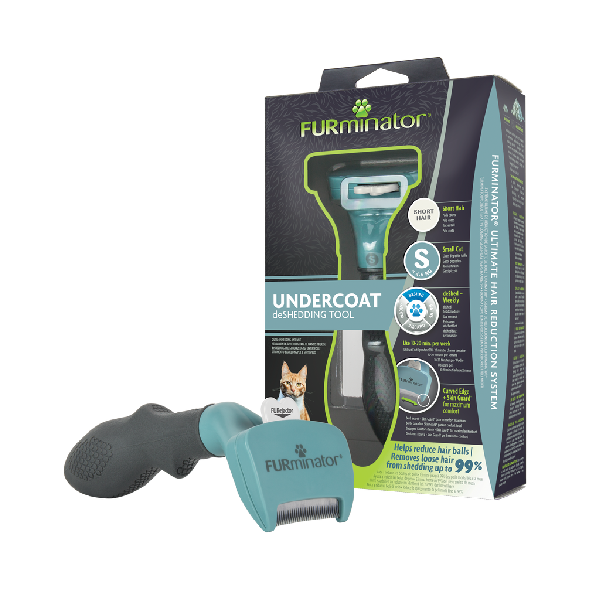 Furminator Undercoat deShedding Tool Small Cat