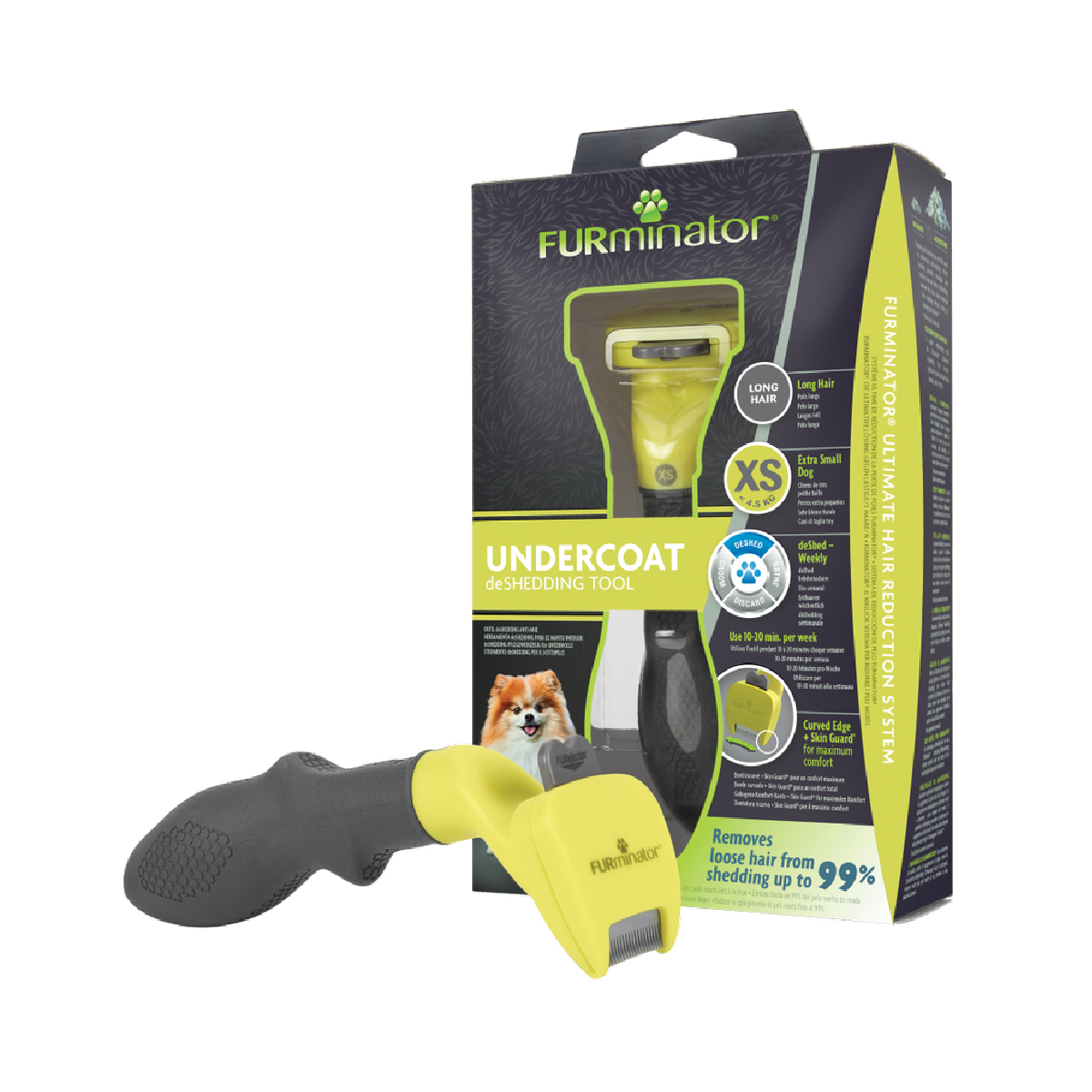 Furminator Undercoat deShedding Tool Extra Small Dog