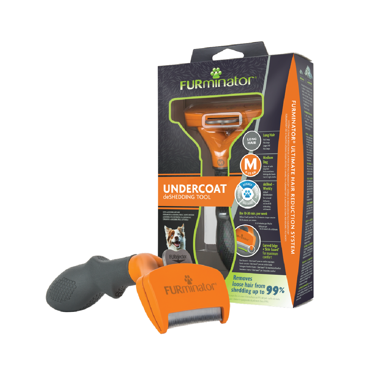 Furminator Undercoat deShedding Tool Medium Dog