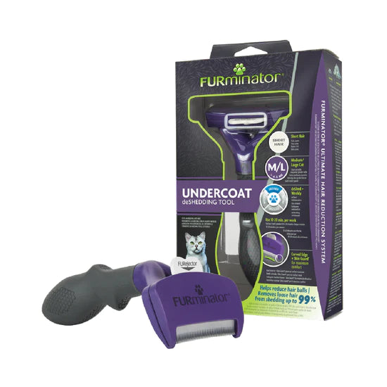 Furminator Undercoat deShedding Tool Medium / Large Cat