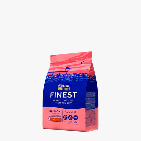 Fish4Dogs Finest Adult Salmon with Potato (Small Kibble)