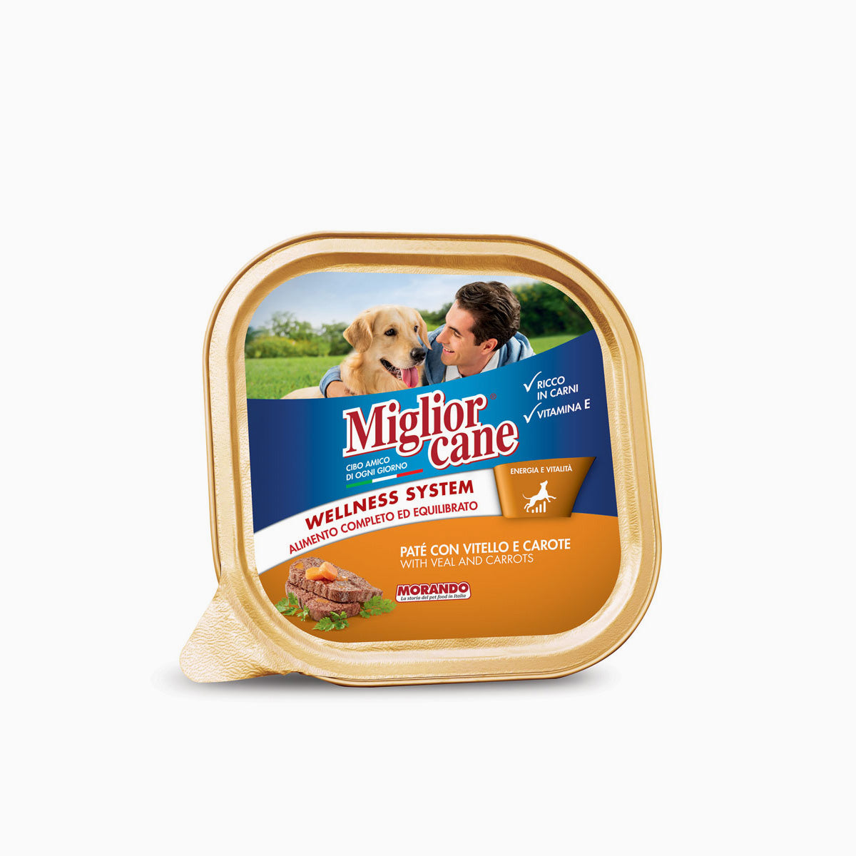 Miglior Cane Tray Vitello & Carote - Case by 18