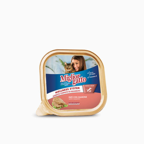 Miglior Gatto Tray Samone 100g (Case x32)