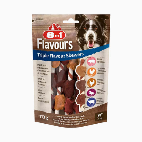 8IN1 Flavours Triple Flavour Skewers X6