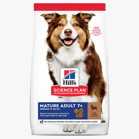 Hill's Science Plan Medium Breed Mature Adult Lamb & Rice