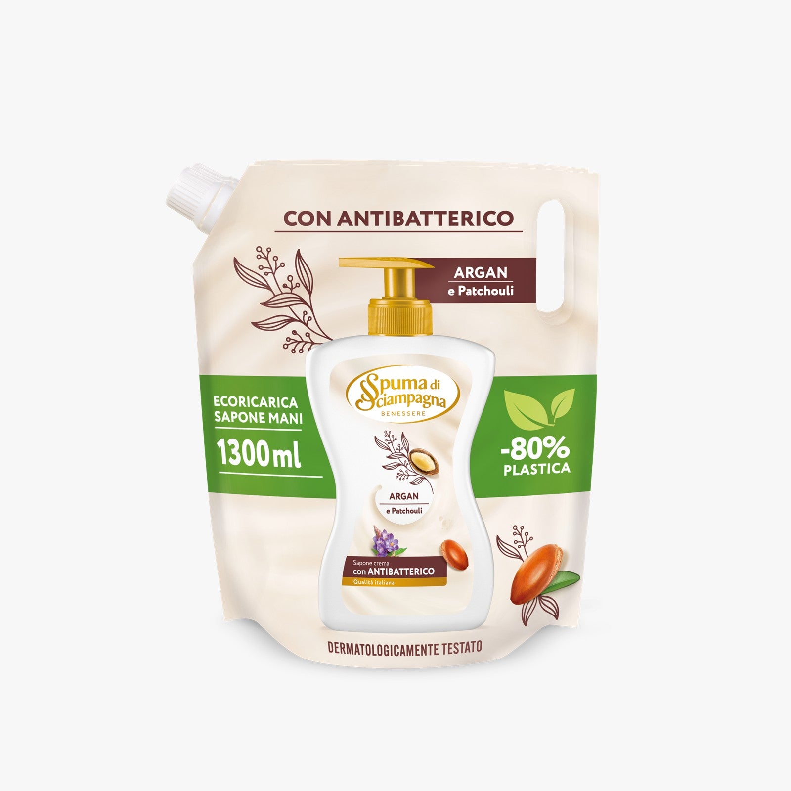 Spuma Di Sciampagna Hand Soap Refill Argan Oil & Patchouli 1.3L