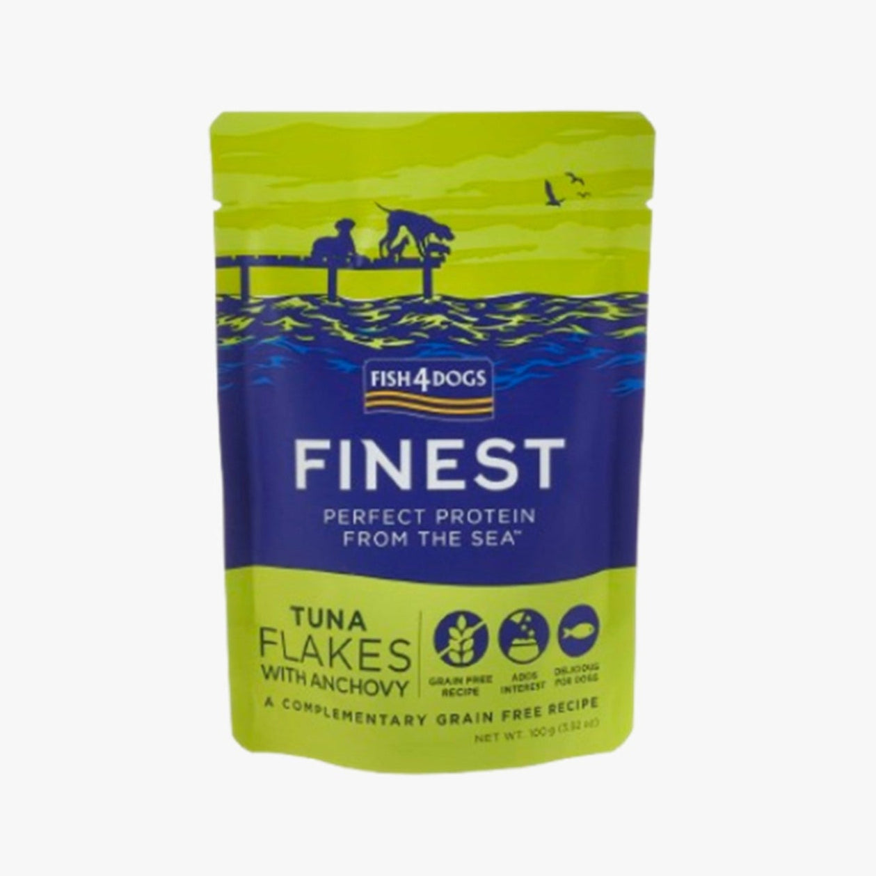 Fish4Dogs Finest Tuna Flakes with Anchovy - Pack of 6