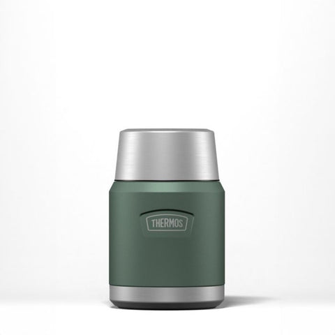 Thermos Rock Cap Green Icon Series Food Flask with Spoon 0.47lt