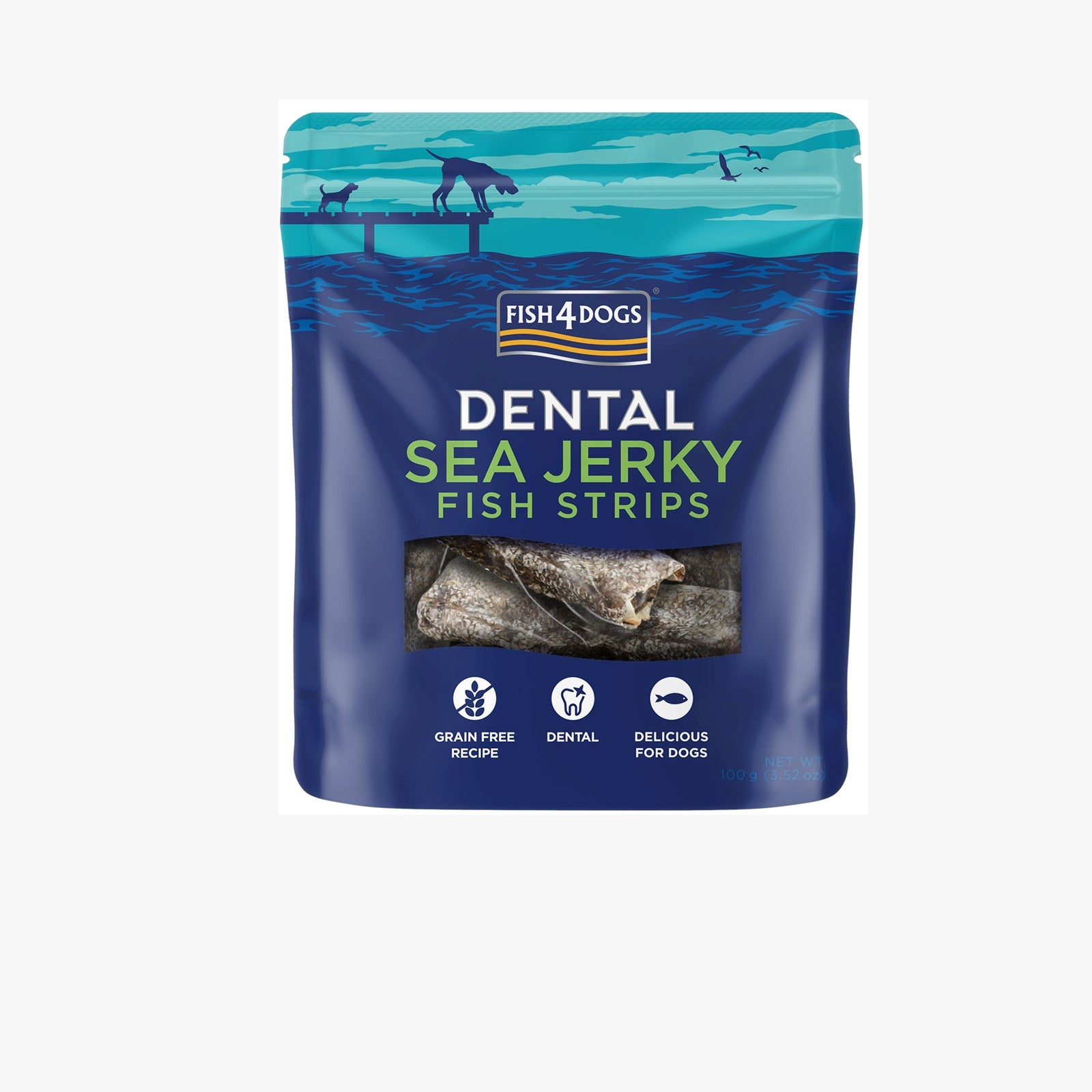 Fish4Dogs Dental Sea Jerkey Fish Strips