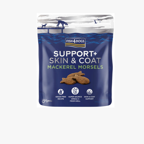 Fish4Dogs Support+ Skin & Coat Mackerel Morsels X8