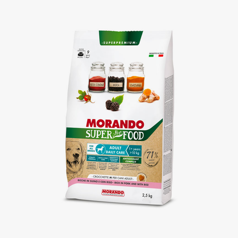 Morando Super Pet Food Adult Dog Pork Rice 2.5kg