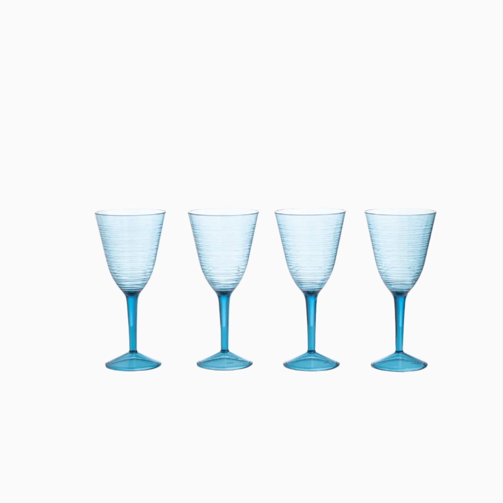 Wine Glass Blue Set Of 4