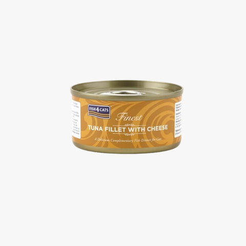 Fish4Cats Finest Tuna Fillet with Cheese 70g X10
