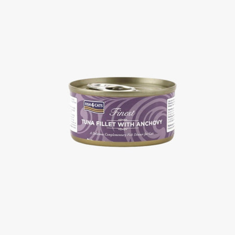 Fish4Cats Finest Tuna Fillet with Anchovy 70g X10