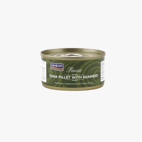 Fish4Cats Finest Tuna Fillet with Seaweed 70g X10