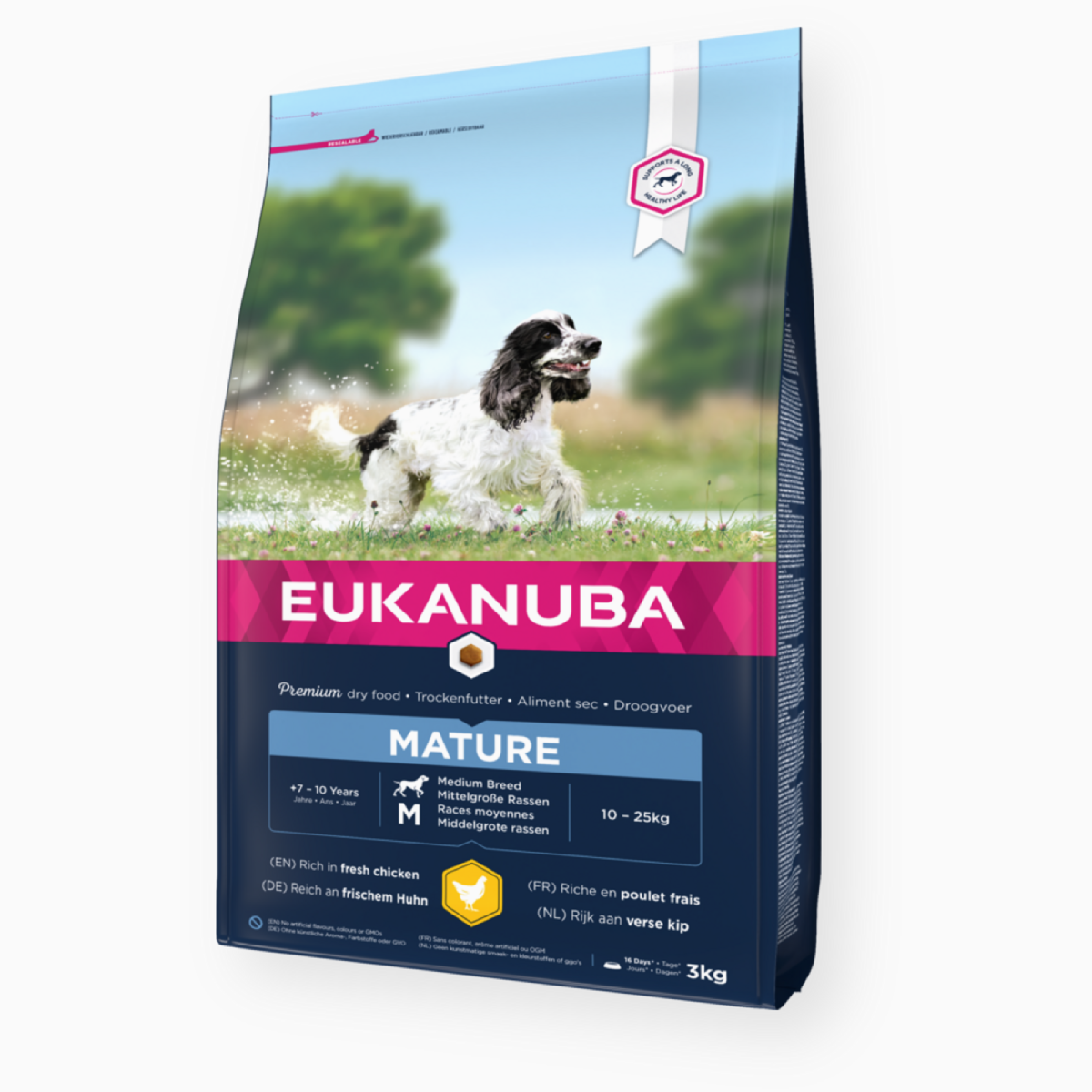 Eukanuba Dog Senior Adult Medium Breed Chicken