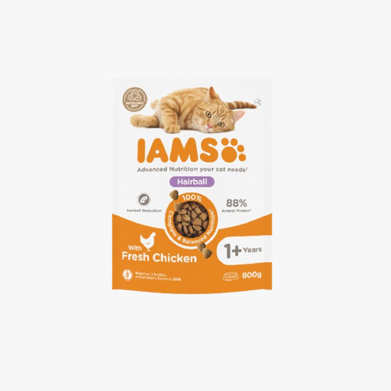 Iams Cat Adult Hairball Chicken