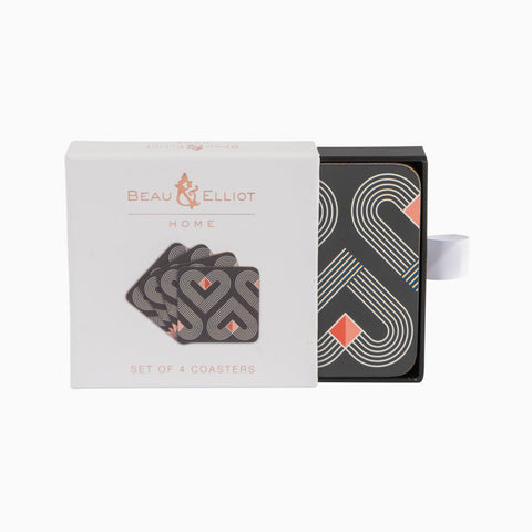 Navigate Vibe Slate Coasters - Set of 4