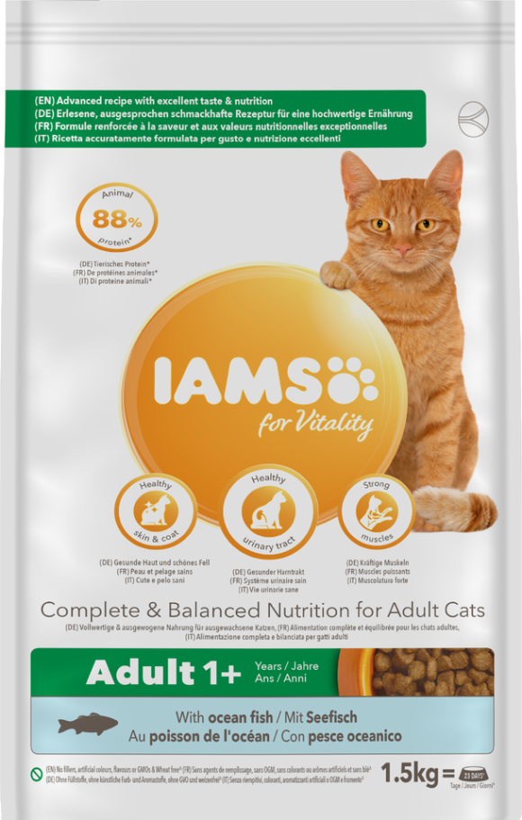 Iams Cat Adult Ocean Fish MUST HAVES MALTA