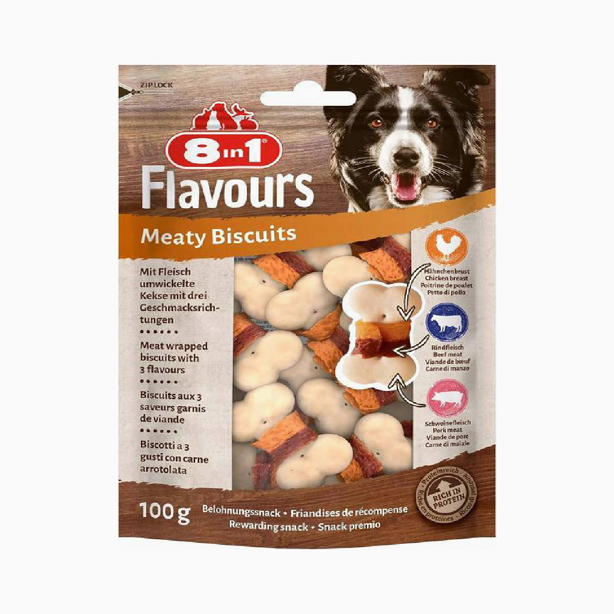 8IN1 Flavours Meaty Biscuits