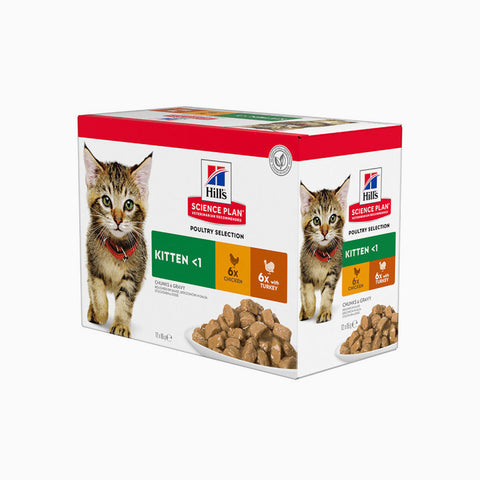 Hill's Science Plan Kitten Chicken & Turkey 85g (Case x12)