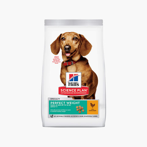 Hill's Science Plan Small & Mini Breed Adult Perfect Weight Chicken 1.5kg