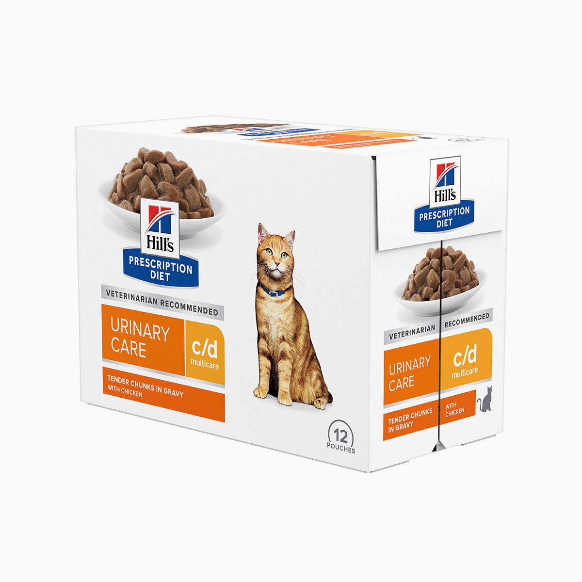 Hill's Prescription Diet c/d Multicare Cat Food 12x85g Pouch