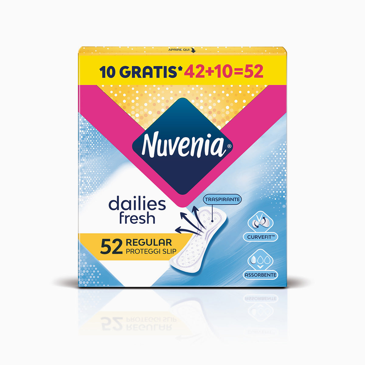 Nuvenia P.Liner Anatomico Orng 42+10P