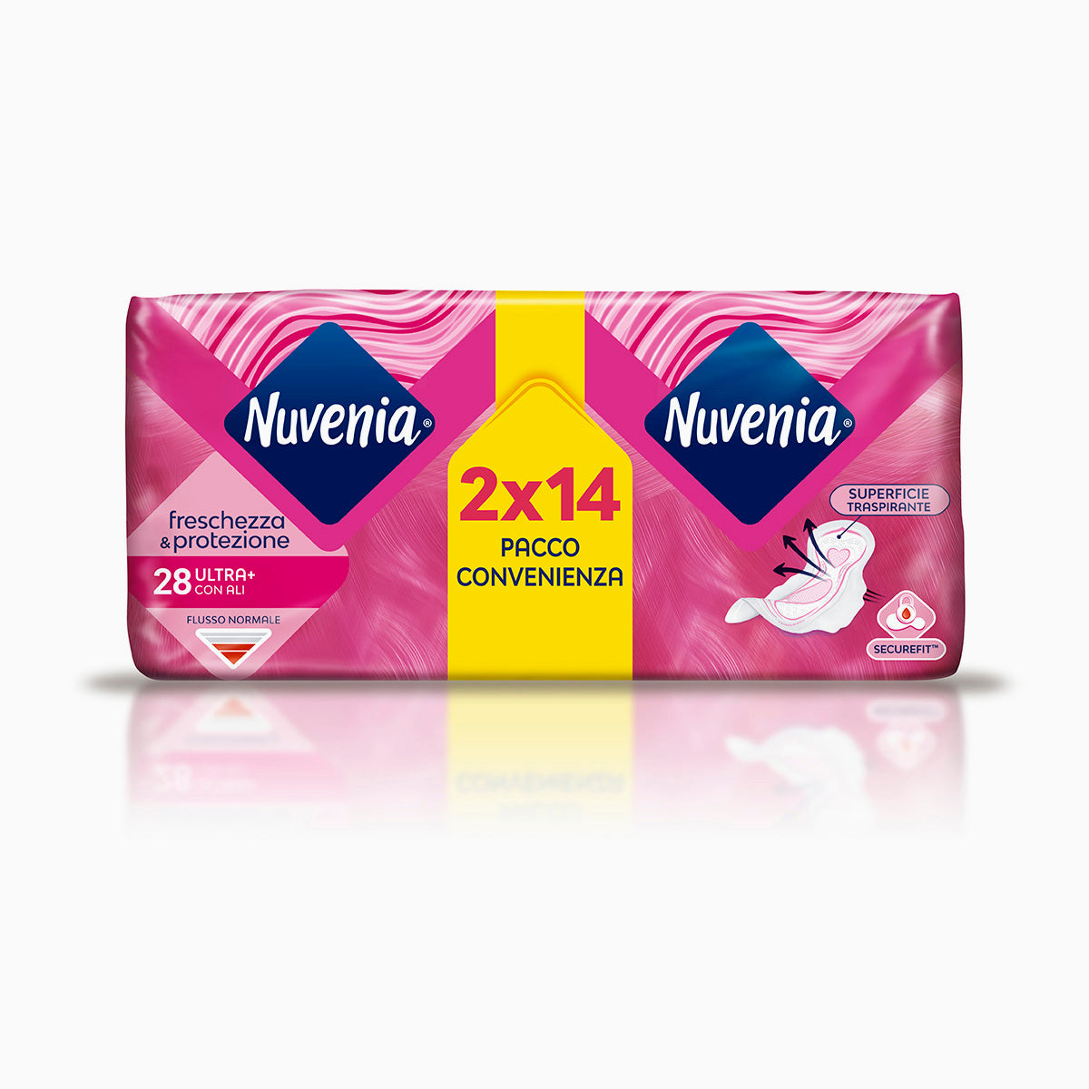 Nuvenia Duo Ultra Pnk Pad Normal Con Ali 28P