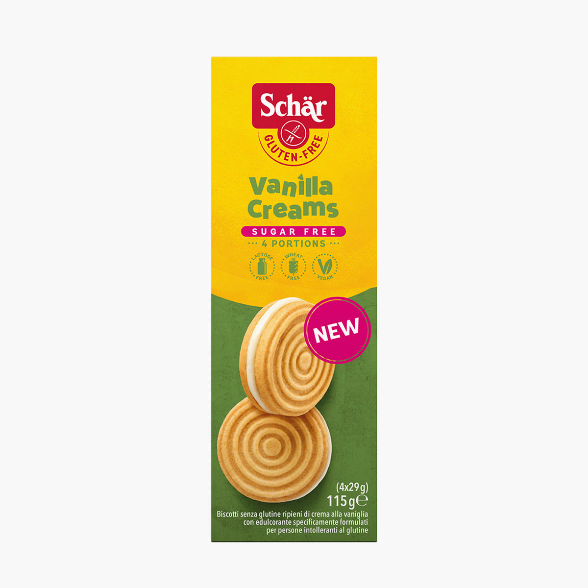 Schär Vanilla Creams - 115g