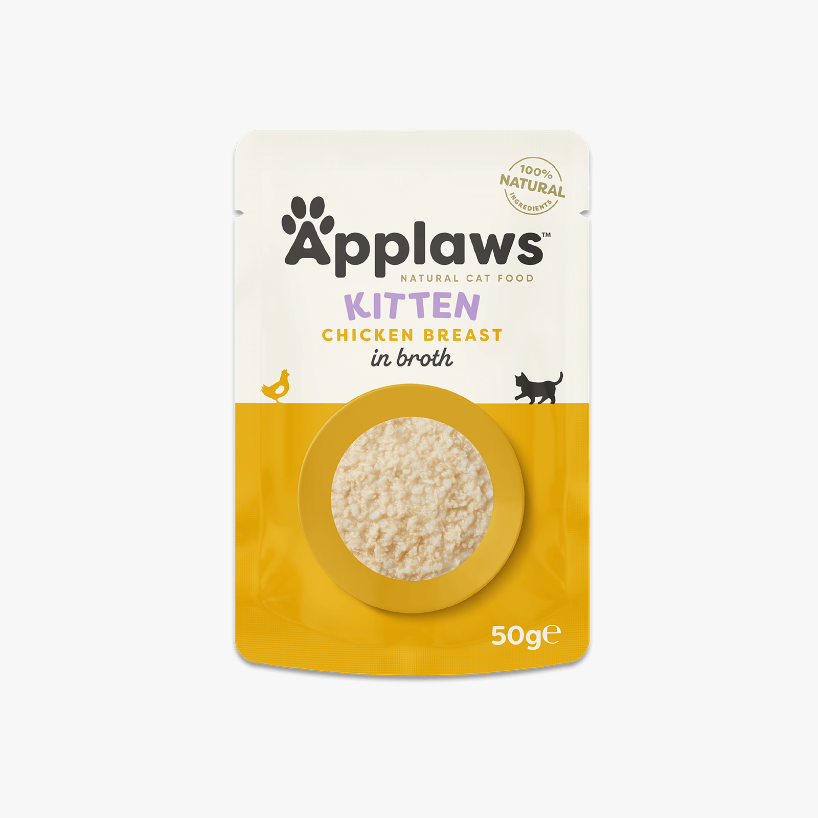 Applaws Kitten Pouch Chicken Breast in Broth - Case by 12