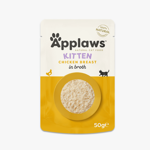 Applaws Kitten Pouch Chicken Breast in Broth 50g X12