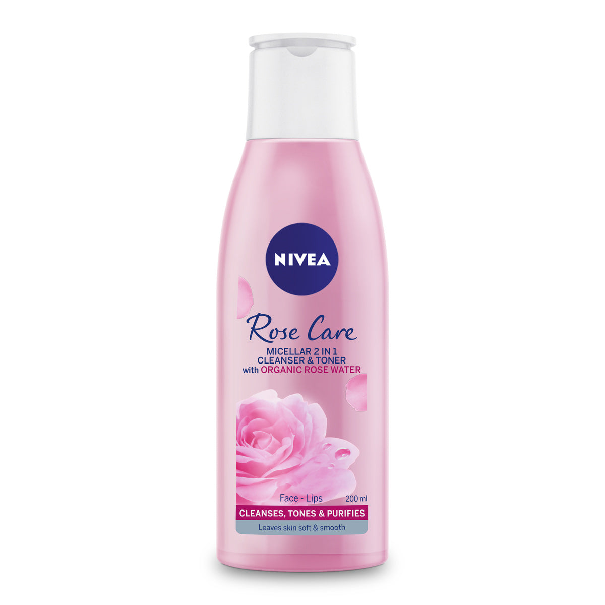 NIVEA 2in1 Cleanser & Toner Rose Care 200ml