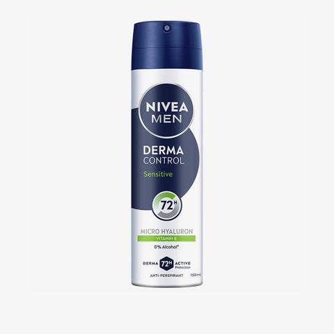 NIVEA MEN Derma Control Sensitive Deo Spray 150Ml