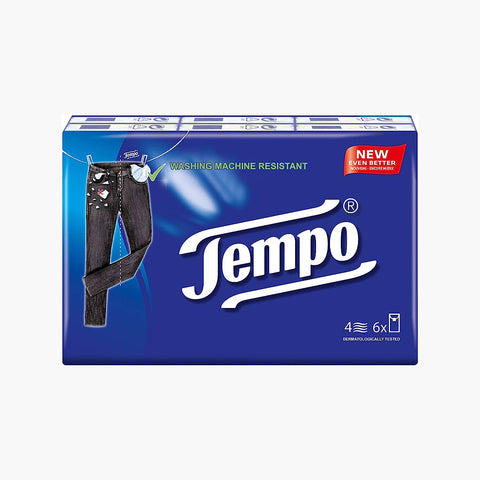 Tempo Hanky Classic Single Pack x6