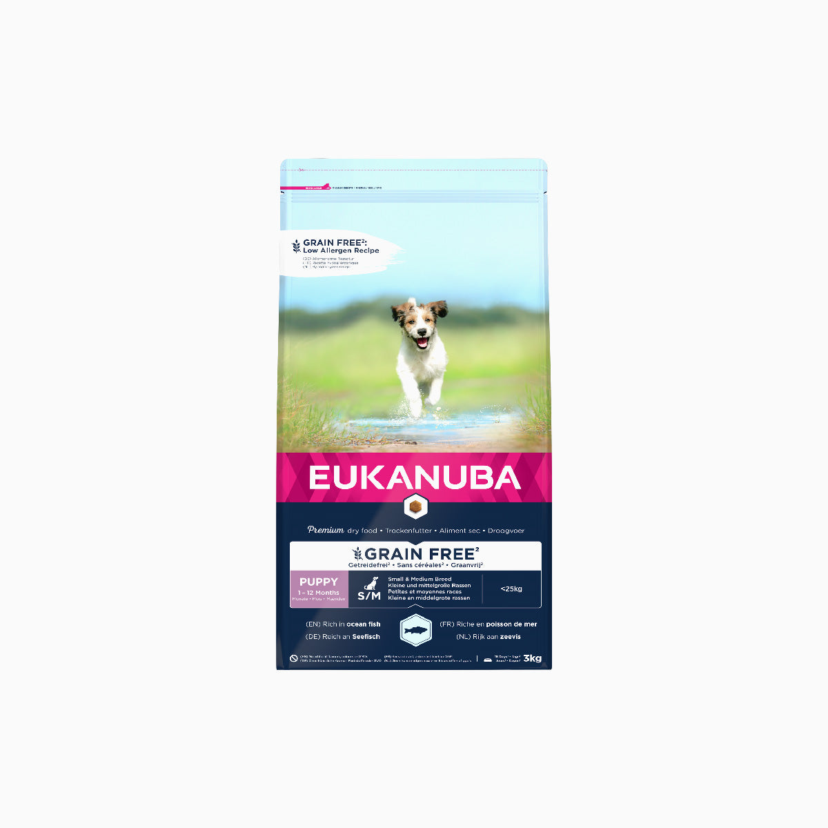 Eukanuba Dog Puppy Small & Medium Breed Grain Free Ocean Fish