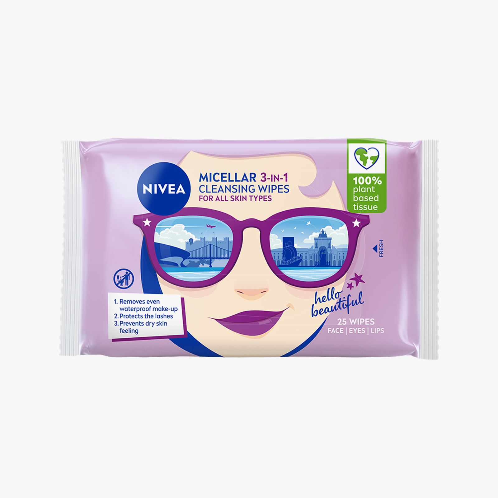 NIVEA Micellar Cleansing Wipes 25pcs