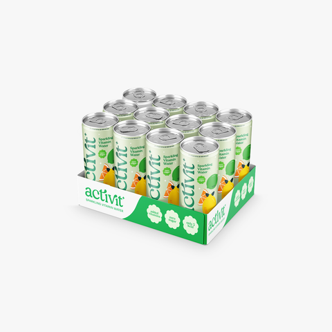 Activit Sparkling Vitamin Water Lemon & Lime 330ml (Case x12)