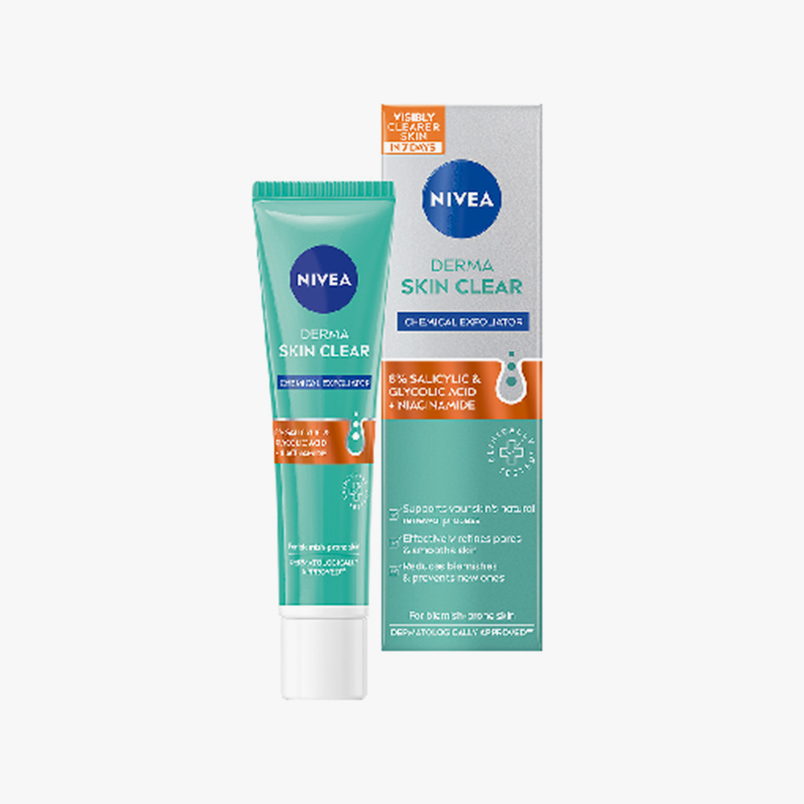 NIVEA Derma Skin Clear Night Exfoliator 40ml