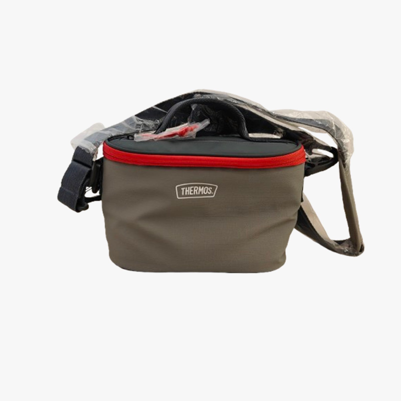 Thermos Cooler Nesting 6 Can Charcoal Red