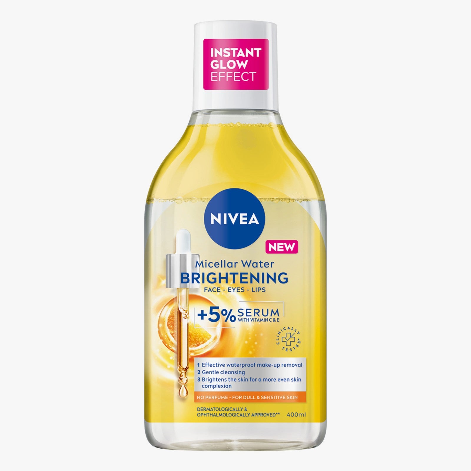 Nivea Glow Serum-Infused Micellar Water 400ml
