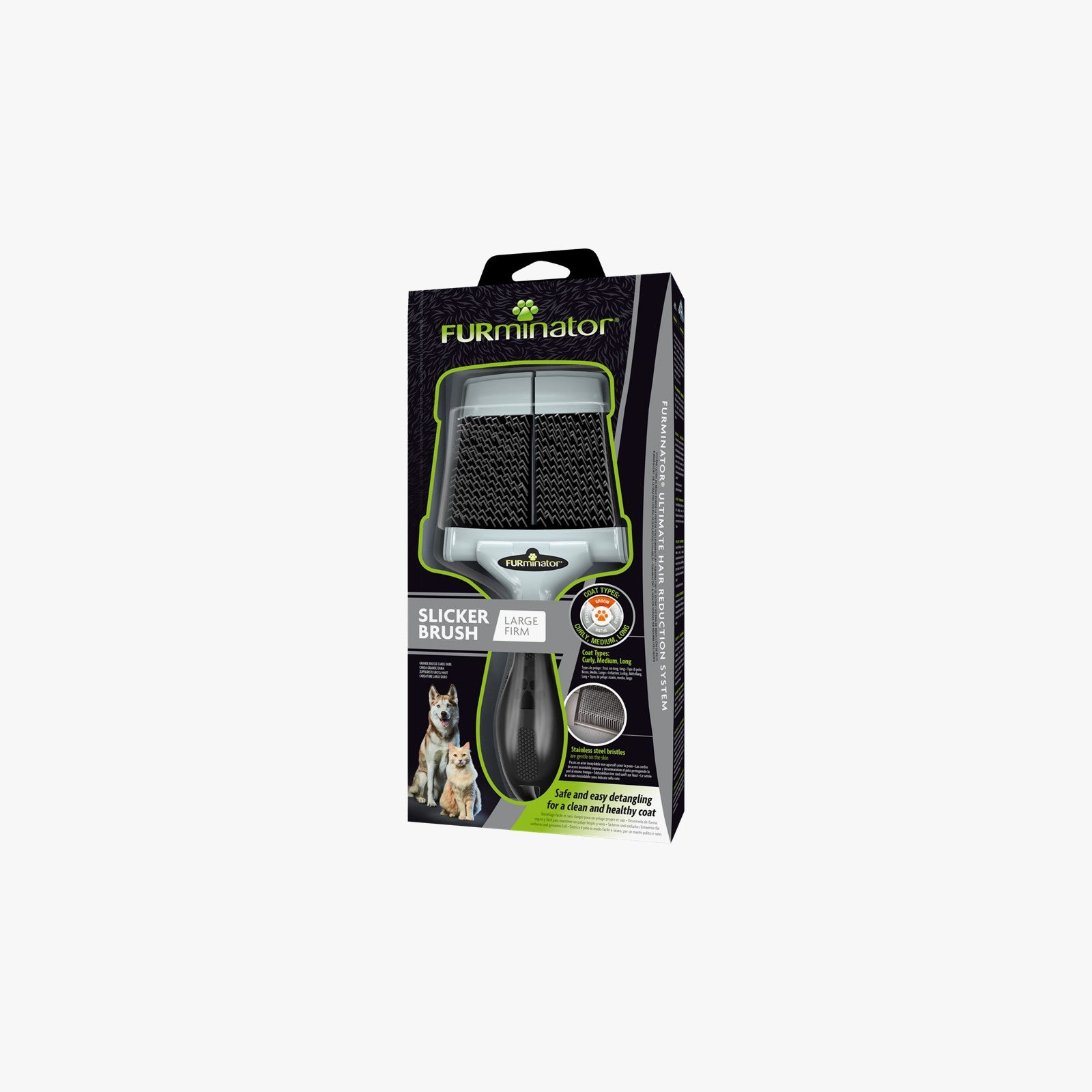 Furminator Dog & Cat Slicker Brush Large Firm