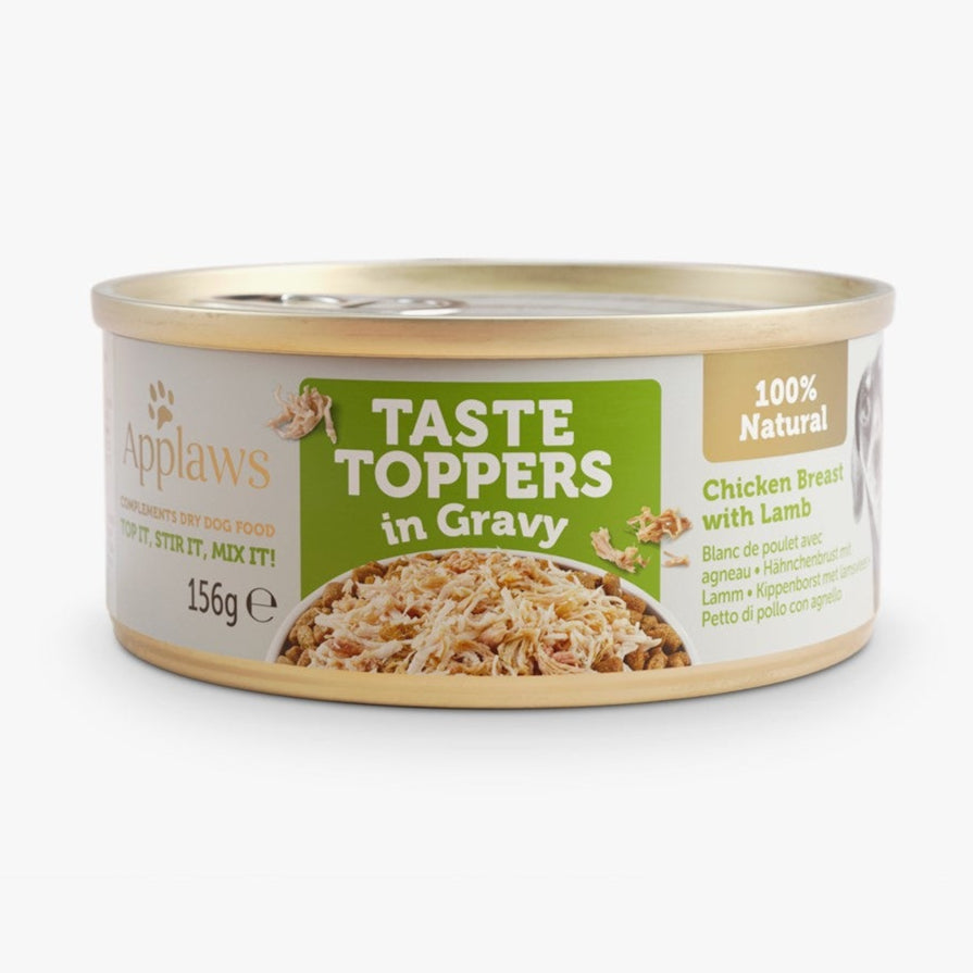 Applaws Dog Taste Toppers Tin Chicken & Lamb in Gravy - Case by 12