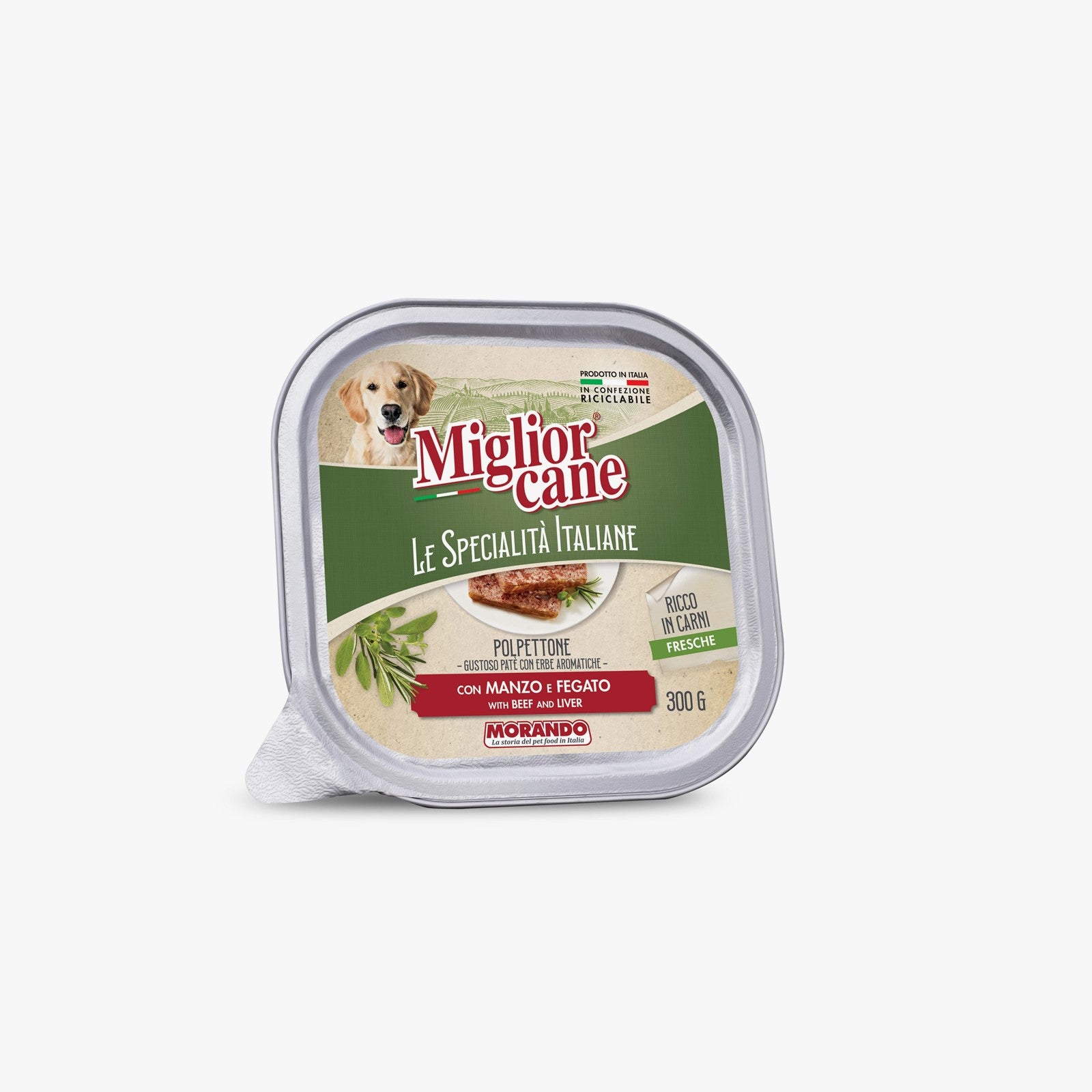 Miglior Cane Specialita Italiane Tray Beef & Liver 300g