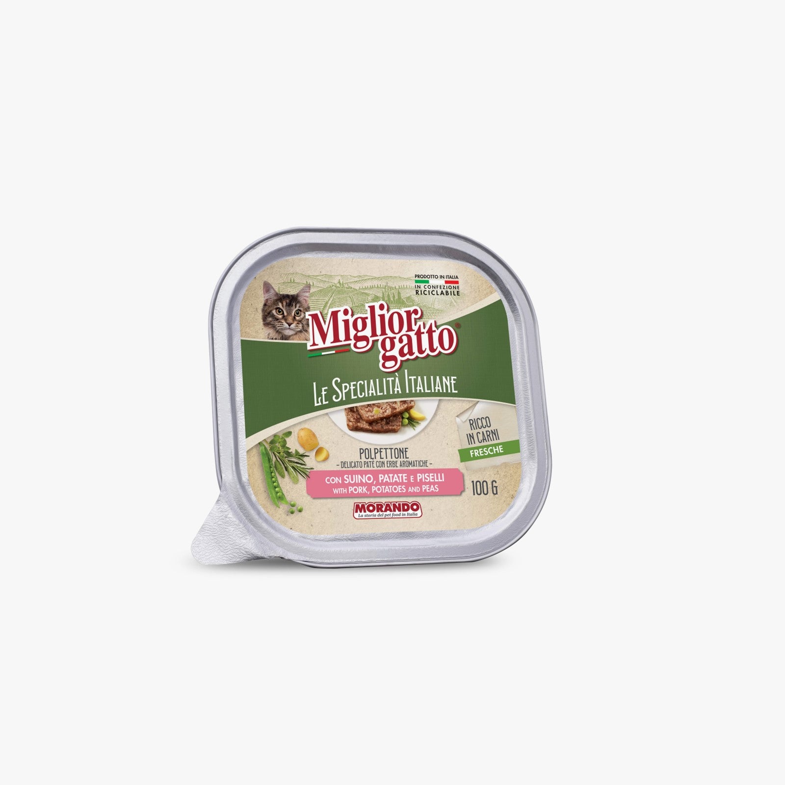Miglior Gatto Specialita Italiane Tray Pork 100g