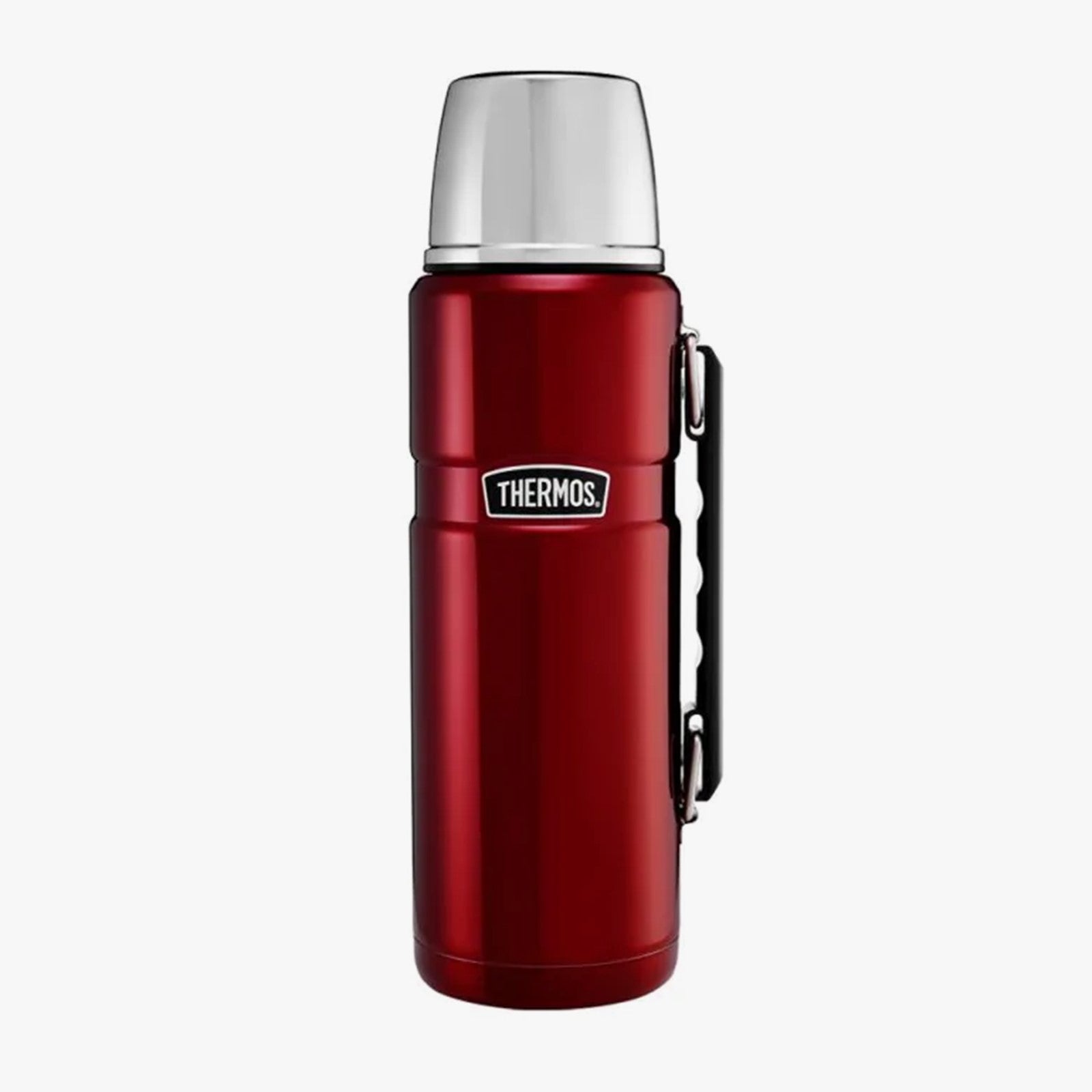 Thermos Stainless Steel King Flask Red 1.2lt