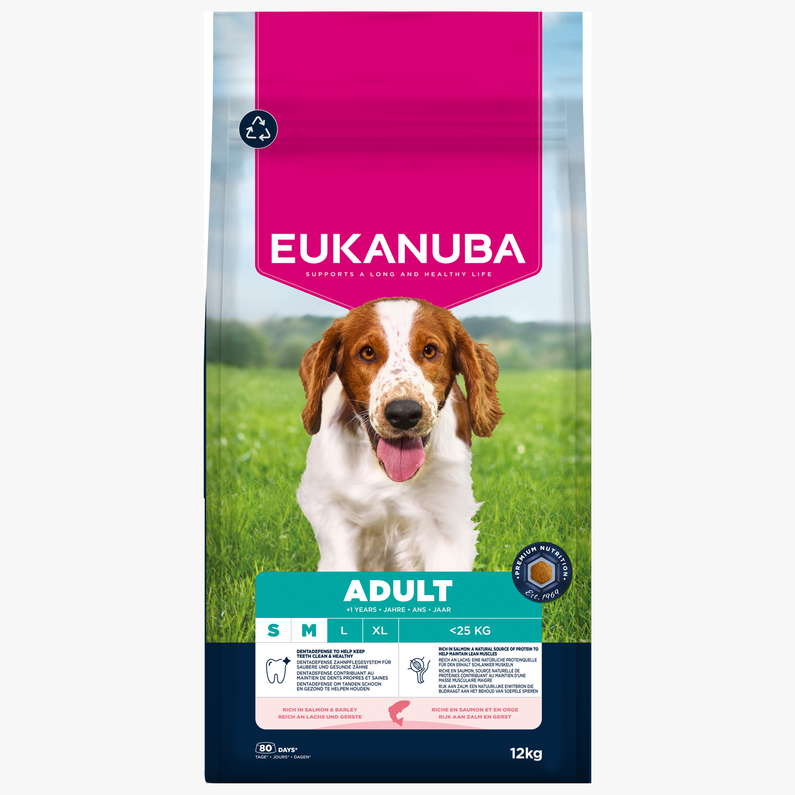 Eukanuba Dog Adult Small & Medium Breed Salmon & Barley 12kg